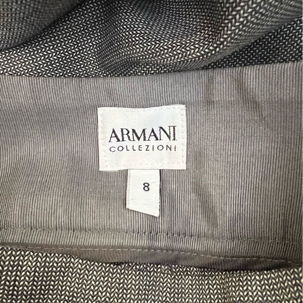 Armani Collezioni Lightweight Herringbone Dress Pants - Picture 3 of 4